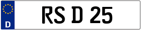 Truck License Plate